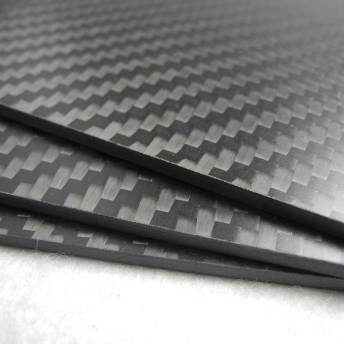 Costume da resistência térmica da placa preta profissional da fibra do carbono bom