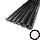 50mm ( 47mm ) Woven Finish Carbon Fiber Tube Strong Corrosion Resistance