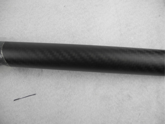 Tubo redondo da fibra do carbono do resíduo metálico do comprimento 500mm com apoio da suspensão Cardan da montagem de câmera do quadro 3K
