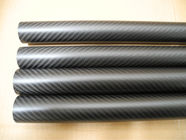 High strength carbon fiber pipe support bar mechanical parts not rust corrosion
