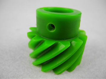 Wear Resistant UHMW-PE customized Nylon Parts Gear Wheel Turning Process