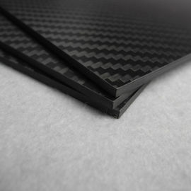 Black Full Carbon Fiber Board good heat resistance customized