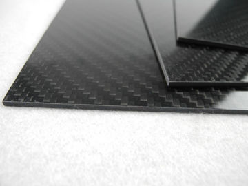Matte 3K Twill / Plain 500*600mm Carbon Fiber Sheet 4mm Thickness