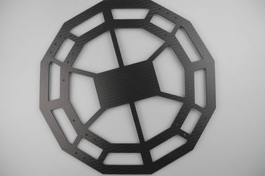 High Precision Carbon Fiber CNC Service Twill Weave For Blind Groove Machining