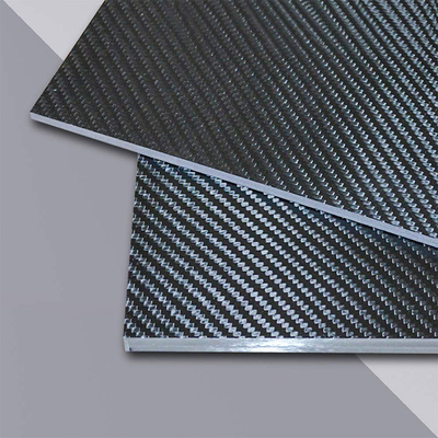 300X400MM 100% 3K Carbon Fiber Plate Board Glossy / Matte Finish 0.5 - 4MM Thickness