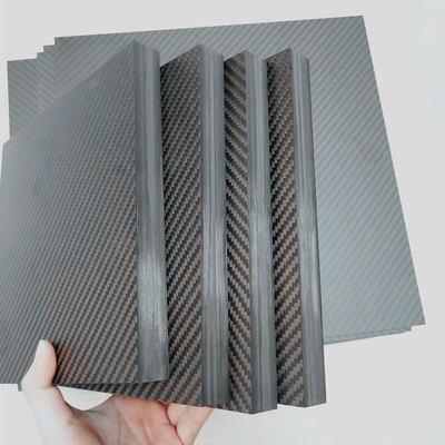 OEM High Strength 100% 3K Carbon Fiber Sheet Plain Weave Glossy Or Matte