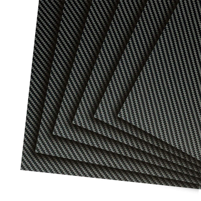 100% 3K Plain Weave Carbon Fiber Sheets Plate 200 X 300 X 1 MM