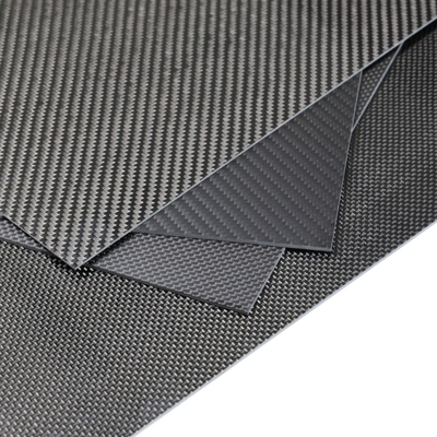 Epoxy Resins 100% 3K Glossy Surface Carbon Fiber Plate Wide Application