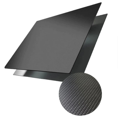 High Strength Type Customized Heat Resistant Carbon Fiber Sheet 500X500X1mm For Wall Panel