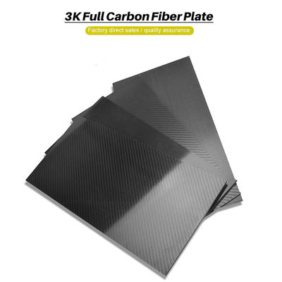 3K Carbon Fiber Epoxy Resin Sheet 0.5mm-4mm High Strength Plate