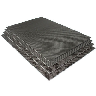300x200x0.5mm Unidirectional Carbon Fiber Plate Gloss Finish