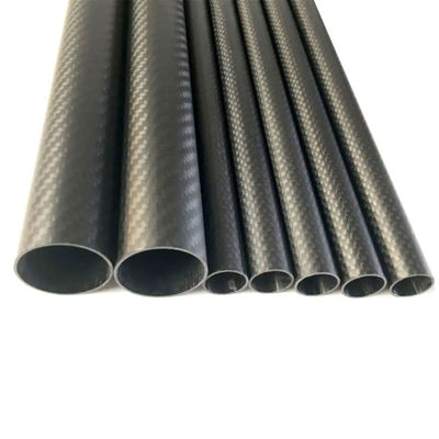 Lightweight Carbon Fiber Tube with Custom Thickness and High Strength-to-Weight Ratio for Aerospace and Robotics