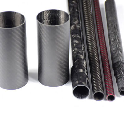 Matt Surface 20MM 3K Roll Wrapped Carbon Fiber Tube 18mm*20mm*500mm