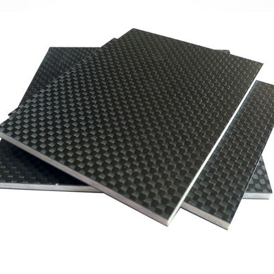 500X500X4MM 100% 3K Plain Weave Carbon Fiber Sheet Laminate Plate Twill Weave Plate