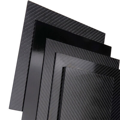 OEM High Strength 100% 3K Carbon Fiber Sheet Twill/Plain Weave Glossy Or Matte Carbon Sheet