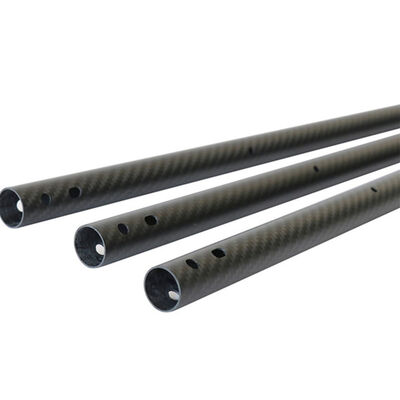 High Modulus Carbon Fiber Tube | Ultra High Strength CFRP Round Pipe Lightweight Composite Tubing Custom Size