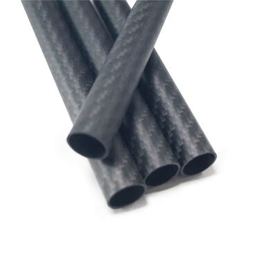 High Modulus Twill Weave Carbon Fiber Tube Lightweight Round Carbon Fiber Rod Pipe