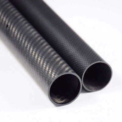 High Strength 3K Twill Weave Roll Wrapped Carbon Fiber Tube for RC Models and DIY Projects