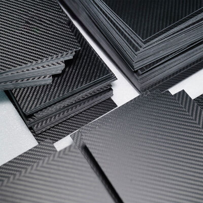 3K Plain Weave Carbon Fiber Plate with 0.5mm to 10mm Thickness and Outstanding Mechanical Performance