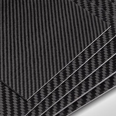 Low Coefficiency of Thermal Expansion 1200*1000mm 3K Twill Carbon Fiber Board