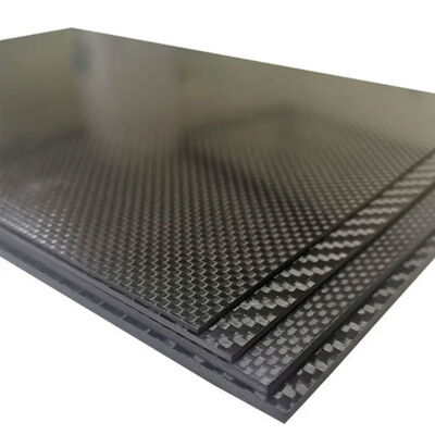 125MM*75MM*1MM Lightweight Carbon Fiber Sheet - Exceptional Stiffness & Tensile Strength