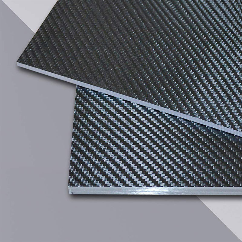 Glossy Surface Exquisite 3K Carbon Fiber Sheet For Aerospace Automotive