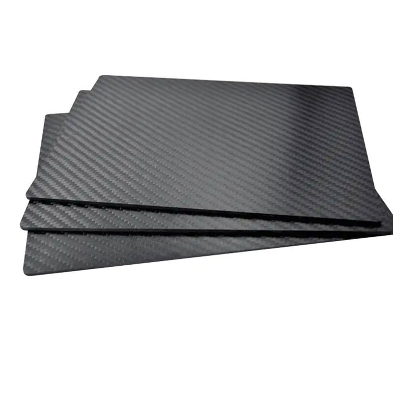 OEM High Strength 100% 3K Carbon Fiber Sheet Twill/Plain Weave Glossy Or Matte Carbon Sheet